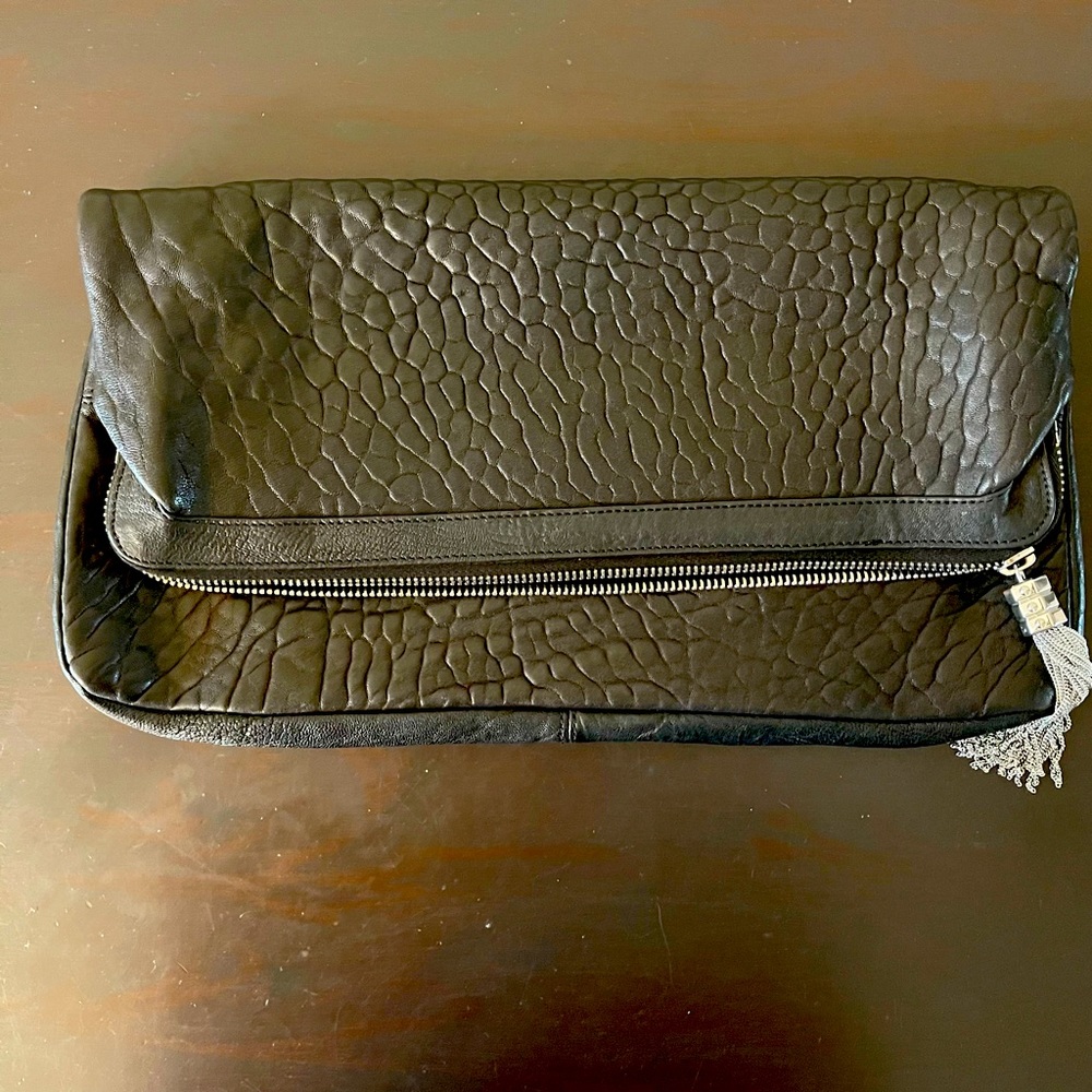 Monika Chiang - black leather oversized purse
